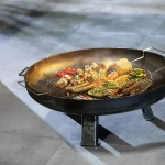 Grillrost mit Gemüse und Fleisch