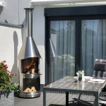 Buschbeck-Sydney-Edelstahl-gebuerstet auf der Terrasse