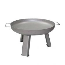 Rustikale Feuerschale Edelstahl