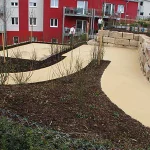 Weg mit Wegesand gemacht