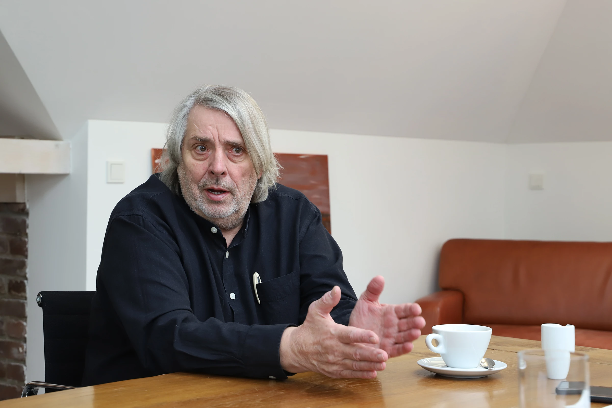 Michael Grebe, Produktdesigner in der Interviewsituation